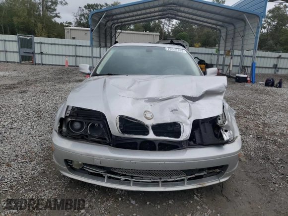 2001 BMW 3 Series 330Ci with VIN WBABN53451JU23705, listed as a Copart auction lot 79500184 with 173,057 mi miles and Salvage Title. Bid and sale history available at carsss.com. Image 5.