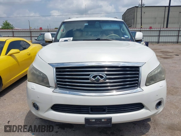 2012 Infiniti QX56 7-passenger with VIN JN8AZ2NF0C9517001, listed as a IAAI auction lot 42101650 with 225,257 mi miles. Bid and sale history available at carsss.com. Image 12.