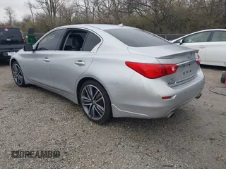2014 Infiniti Q50 Sport with VIN JN1BV7AR2EM706535, listed as a IAAI auction lot 41919050 with 129,739 mi miles and . Bid and sale history available at DreamBid. Image 3.
