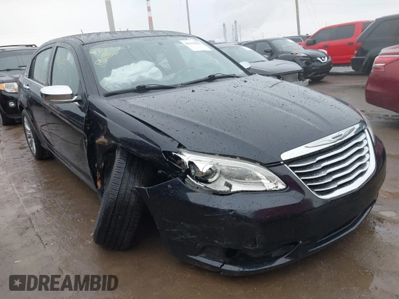 2012 Chrysler 200 Limited with VIN 1C3CCBCG0CN326725, listed as a IAAI auction lot 41513027 with 118,238 mi miles and . Bid and sale history available at DreamBid. Image 1.