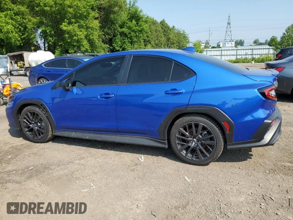 2024 Subaru WRX Premium with VIN JF1VBAH63R9814592, listed as a Copart auction lot 60297615 with 3,507 mi miles and Salvage title. Bid and sale history available at DreamBid. Image 2.
