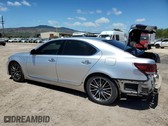 2014 Lexus LS 460 z VIN JTHBL5EF1E5130713, wystawiony jako Copart lot #52404315 z przebiegiem 56 575 mil mil oraz Szkoda całkowita • Salvage title. Historia ofert i sprzedaży dostępna na DreamBid. Obrazek 2.
