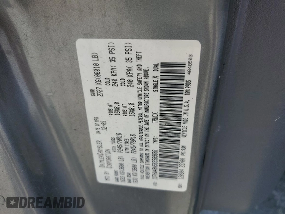 2006 Dodge Dakota SLT with VIN 1D7HW48N56S589686, listed as a Copart auction lot 49497045 with 135,845 mi miles and Salvage Title. Bid and sale history available at carsss.com. Image 12.