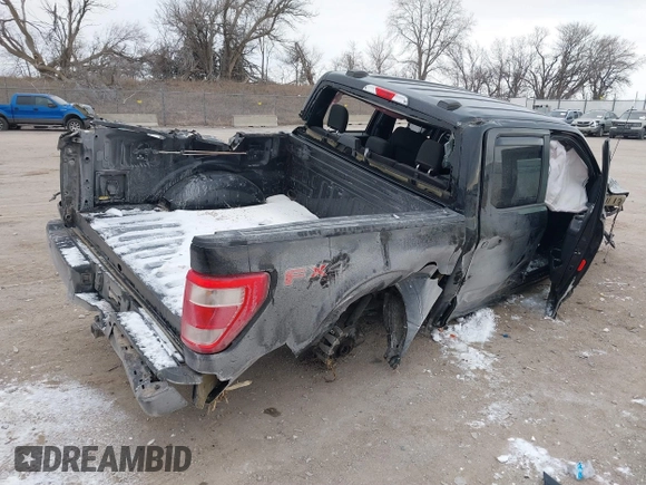 2022 Ford F-150 XL с VIN 1FTFW1E50NKE63464, выставлен на аукционе IAAI как лот 41179489 с пробегом 159 858 миль миль и . История ставок и продаж доступна на DreamBid. Изображение 4.