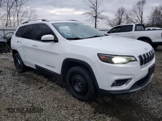 2019 Jeep Cherokee Limited with VIN 1C4PJMDX6KD481118, listed as a Copart auction lot 87417844 with 56,867 mi miles and Salvage Title. Bid and sale history available at DreamBid. Image 4.