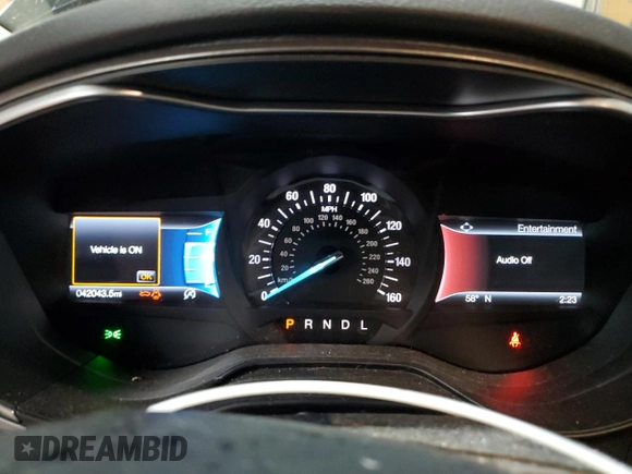 2020 Ford Fusion SE with VIN 3FA6P0HD2LR179956, listed as a Copart auction lot 53615335 with 42,043 mi miles and Salvage Title. Bid and sale history available at carsss.com. Image 9.
