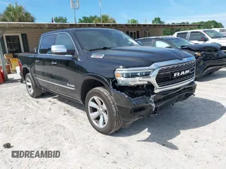 2021 Ram 1500 Limited z VIN 1C6SRFHM8MN642037, wystawiony jako IAAI lot #42291592 z przebiegiem 37 186 mil mil oraz . Historia ofert i sprzedaży dostępna na DreamBid. Obrazek 1.