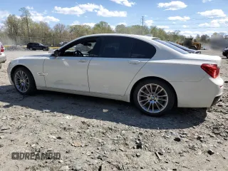 2012 BMW 7 Series 750i xDrive with VIN WBAKC6C56CC396591, listed as a Copart auction lot 53365865 with 119,603 mi miles and Salvage Title. Bid and sale history available at DreamBid. Image 2.
