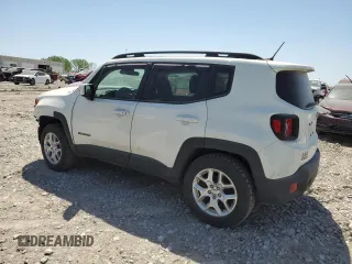 2017 Jeep Renegade Latitude z VIN ZACCJBBB3HPG48457, wystawiony jako Copart lot #46483275 z przebiegiem 105 298 mil mil oraz Szkody całkowita. Historia ofert i sprzedaży dostępna na DreamBid. Obrazek 2.