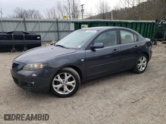 2009 Mazda Mazda3 i Touring Value with VIN JM1BK32F091217612, listed as a Copart auction lot 50907665 with 167,872 mi miles and Salvage Title. Bid and sale history available at carsss.com. Image 1.