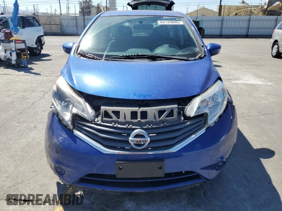 2015 Nissan Note SV with VIN 3N1CE2CP8FL440520, listed as a Copart auction lot 63129885 with 74,863 mi miles and Salvage title. Bid and sale history available at DreamBid. Image 5.