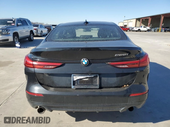 2022 BMW 2 Series 228i with VIN WBA53AK02N7K19652, listed as a Copart auction lot 41765175 with 72,656 mi miles and Salvage Title. Bid and sale history available at carsss.com. Image 6.