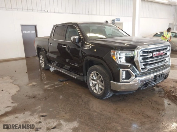 2019 GMC Sierra 1500 SLT with VIN 3GTU9DED1KG137280, listed as a IAAI auction lot 41787879 with 67,782 mi miles. Bid and sale history available at carsss.com. Image 1.