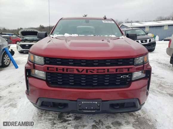2021 Chevrolet Silverado 1500 Custom with VIN 3GCPYBEK6MG253497, listed as a Copart auction lot 44165165 with 47,016 mi miles and Salvage Title. Bid and sale history available at carsss.com. Image 5.