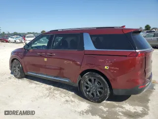 2022 Kia Carnival SX with VIN KNDNE5H32N6067285, listed as a Copart auction lot 75514734 with 103,473 mi miles and Salvage Title. Bid and sale history available at carsss.com. Image 2.