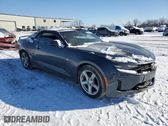 2020 Chevrolet Camaro 1LT with VIN 1G1FB3DS0L0116538, listed as a Copart auction lot 45168625 with 0 mi miles and Non Repairable. Bid and sale history available at carsss.com. Image 4.