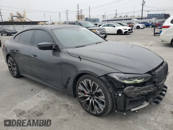 2023 BMW 4 Series M440i with VIN WBA63AW06PFN80681, listed as a Copart auction lot 58364774 with 20,057 mi miles and Salvage title. Bid and sale history available at DreamBid. Image 4.