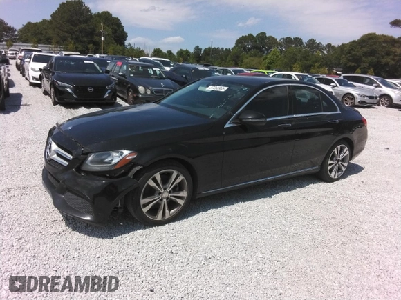 2016 Mercedes-Benz C 300 z VIN 55SWF4JB8GU130165, wystawiony jako Copart lot #57266935 z przebiegiem 177 061 mil mil oraz Czysty tytuł • Clean title. Historia ofert i sprzedaży dostępna na DreamBid. Obrazek 1.