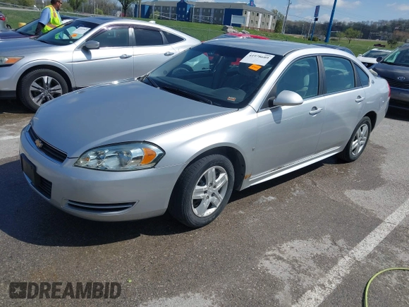 2009 Chevrolet Impala LS with VIN 2G1WB57K691166302, listed as a IAAI auction lot 41978689 with 215,400 mi miles and . Bid and sale history available at DreamBid. Image 17.