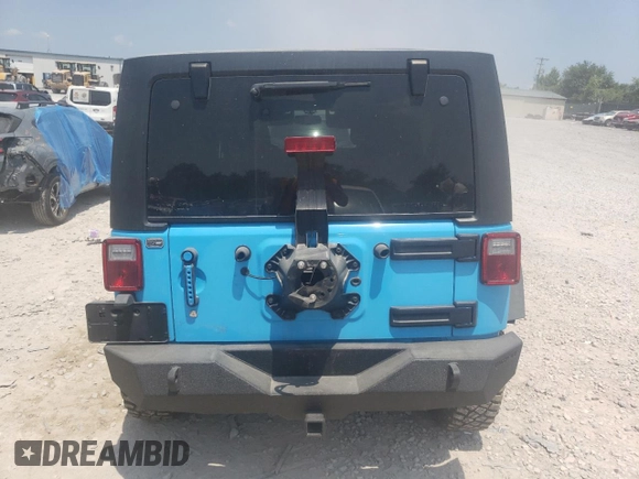 2018 Jeep Wrangler Unlimited Rubicon Recon with VIN 1C4BJWFGXJL887376, listed as a Copart auction lot 58753905 with 100,063 mi miles and Salvage title. Bid and sale history available at DreamBid. Image 6.