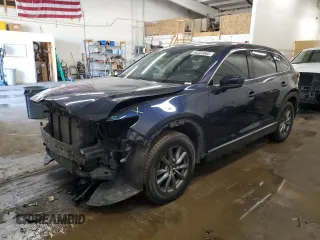 2020 Mazda CX-9 Touring with VIN JM3TCBCY3L0408425, listed as a Copart auction lot 46353665 with 58,501 mi miles and Salvage Title. Bid and sale history available at carsss.com. Image 1.