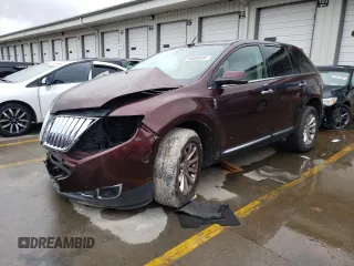 2012 Lincoln MKX with VIN 2LMDJ6JK2CBL18934, listed as a Copart auction lot 86806504 with 83,228 mi miles and Salvage Title. Bid and sale history available at carsss.com. Image 1.
