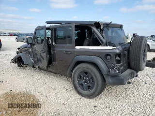 2020 Jeep Wrangler Unlimited Sport Altitude with VIN 1C4HJXDG6LW234273, listed as a Copart auction lot 48584185 with 74,936 mi miles and Salvage title. Bid and sale history available at DreamBid. Image 2.