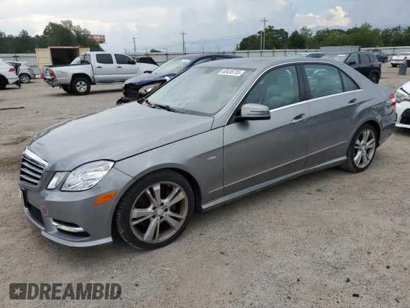 2012 Mercedes-Benz E 350 Luxury with VIN WDDHF5KB7CA548837, listed as a Copart auction lot 60436735 with 147,123 mi miles and Salvage title. Bid and sale history available at DreamBid. Image 1.