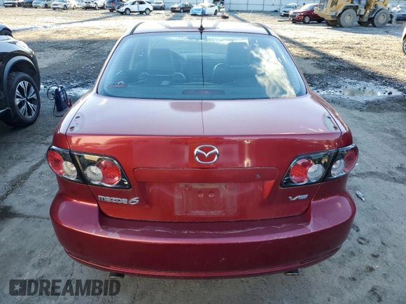 2007 Mazda 6 S Sport VE with VIN 1YVHP80D475M31108, listed as a Copart auction lot 79393634 with 141,784 mi miles and Salvage Title. Bid and sale history available at DreamBid. Image 6.