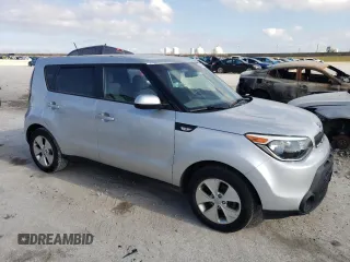 2014 Kia Soul with VIN KNDJN2A25E7737775, listed as a Copart auction lot 44162825 with 0 mi miles and Salvage Title. Bid and sale history available at carsss.com. Image 4.