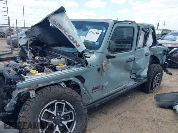 2024 Jeep Wrangler Rubicon with VIN 1C4PJXFG4RW266186, listed as a IAAI auction lot 42043265 with Not provided miles and . Bid and sale history available at DreamBid. Image 14.