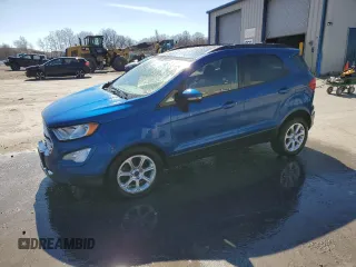 2019 Ford EcoSport SE with VIN MAJ6S3GL2KC287693, listed as a Copart auction lot 51434685 with 42,141 mi miles and Salvage Title. Bid and sale history available at carsss.com. Image 1.