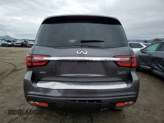 2024 Infiniti QX80 LUXE with VIN JN8AZ2AE8R9329087, listed as a Copart auction lot 85298884 with 18,635 mi miles and Non Repairable. Bid and sale history available at carsss.com. Image 6.