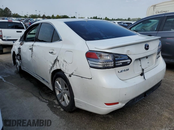 2010 Lexus HS 250h with VIN JTHBB1BAXA2010196, listed as a Copart auction lot 69026554 with 189,892 mi miles and Salvage Title. Bid and sale history available at DreamBid. Image 2.