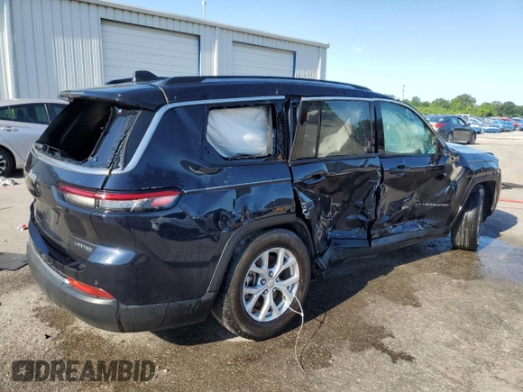 2023 Jeep Grand Cherokee Limited z VIN 1C4RJKBG4P8898687, wystawiony jako Copart lot #57346475 z przebiegiem 28 431 mil mil oraz Szkoda całkowita • Salvage title. Historia ofert i sprzedaży dostępna na DreamBid. Obrazek 3.