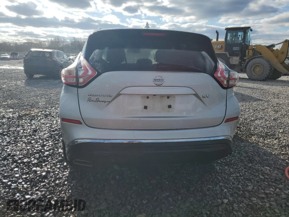 2018 Nissan Murano SV with VIN 5N1AZ2MG8JN118133, listed as a Copart auction lot 85597404 with 237,177 mi miles and Salvage Title. Bid and sale history available at carsss.com. Image 6.