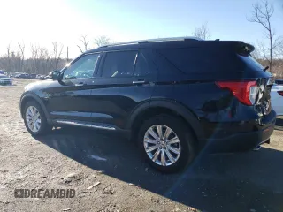 2021 Ford Explorer Limited with VIN 1FM5K8FW7MNA11379, listed as a Copart auction lot 43554485 with 48,455 mi miles and Salvage Title. Bid and sale history available at carsss.com. Image 2.