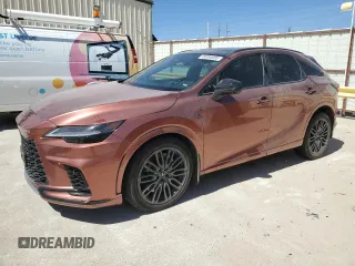 2023 Lexus RX with VIN 2T2BCMEA7PC006334, listed as a Copart auction lot 49394085 with 53,515 mi miles and Salvage Title. Bid and sale history available at carsss.com. Image 1.