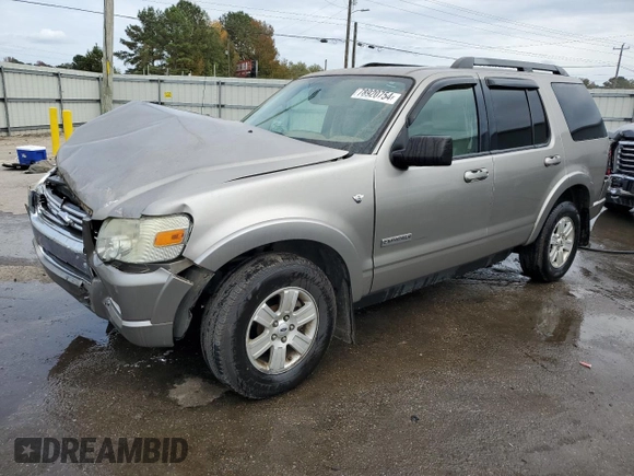 2008 Ford Explorer XLT with VIN 1FMEU73818UA90697, listed as a Copart auction lot 78920754 with 250,250 mi miles and Salvage Title. Bid and sale history available at carsss.com. Image 1.