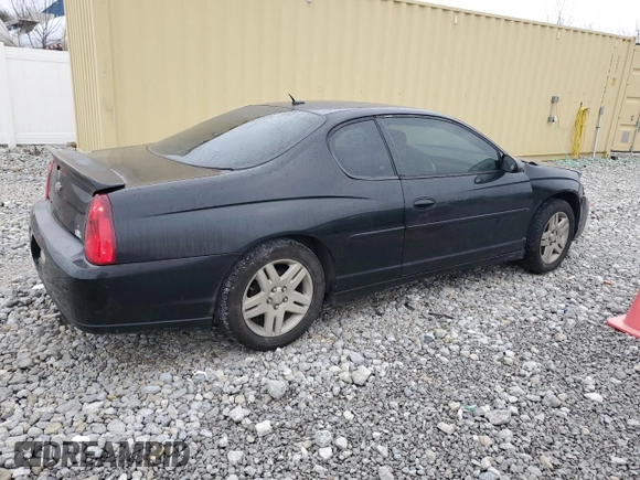 2006 Chevrolet Monte Carlo with VIN 2G1WN151769363180, listed as a Copart auction lot 85304924 with 100,095 mi miles and Salvage title. Bid and sale history available at DreamBid. Image 3.