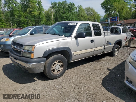 2004 Chevrolet Silverado 1500 Z71 with VIN 1GCEK19T44E247758, listed as a Copart auction lot 55404835 with 198,254 mi miles and Salvage Title. Bid and sale history available at DreamBid. Image 1.