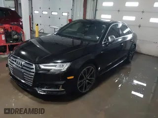 2018 Audi S4 Prestige with VIN WAUC4AF49JA001268, listed as a IAAI auction lot 41613652 with 73,264 mi miles. Bid and sale history available at carsss.com. Image 2.