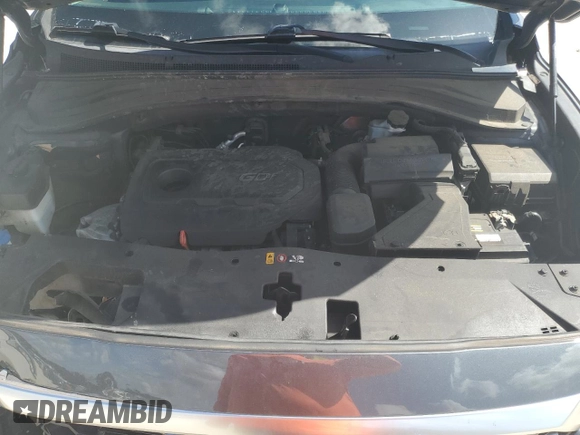 2019 Hyundai Santa Fe SE with VIN 5NMS23ADXKH122695, listed as a Copart auction lot 61941525 with 64,578 mi miles and Non repairable. Bid and sale history available at DreamBid. Image 11.