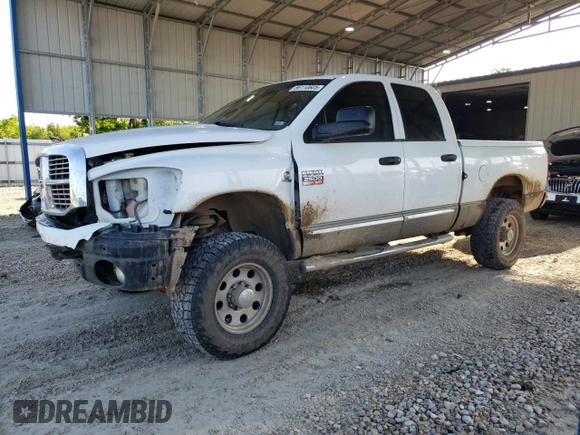 2008 Dodge 2500 Laramie with VIN 3D7KS28A18G230445, listed as a Copart auction lot 56110605 with 261,092 mi miles and Salvage title. Bid and sale history available at DreamBid. Image 1.