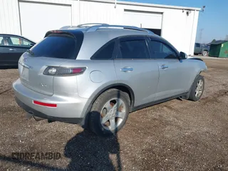 2006 Infiniti FX with VIN JNRAS08W76X204981, listed as a IAAI auction lot 42008496 with 161,062 mi miles and . Bid and sale history available at DreamBid. Image 4.