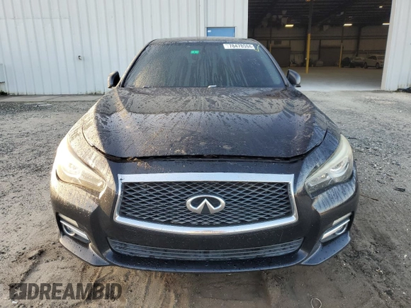 2014 Infiniti Q50 z VIN JN1BV7AP2EM672854, wystawiony jako Copart lot #78478594 z przebiegiem 122 796 mil mil oraz Szkoda całkowita • Salvage title. Historia ofert i sprzedaży dostępna na DreamBid. Obrazek 5.