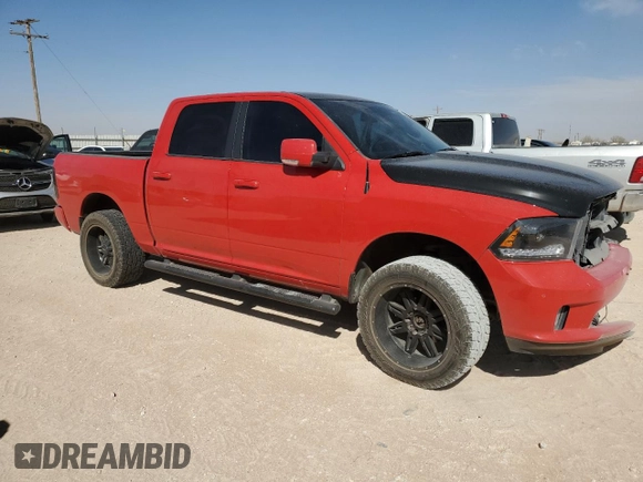 2018 Ram 1500 Night with VIN 1C6RR7MT1JS145782, listed as a Copart auction lot 48660115 with 213,838 mi miles and Salvage Title. Bid and sale history available at carsss.com. Image 4.