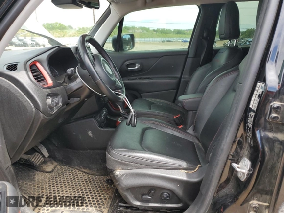 2018 Jeep Renegade Trailhawk z VIN ZACCJBCB9JPH87741, wystawiony jako Copart lot #58161425 z przebiegiem 47 033 mil mil oraz Czysty tytuł • Clean title. Historia ofert i sprzedaży dostępna na DreamBid. Obrazek 7.