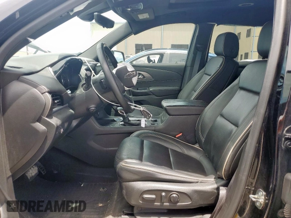 2023 Chevrolet Traverse Premier with VIN 1GNERKKWXPJ182441, listed as a Copart auction lot 57129195 with Not provided miles and Salvage title. Bid and sale history available at DreamBid. Image 7.