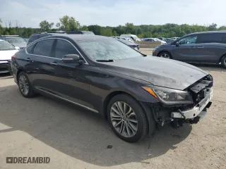 2017 Genesis G80 3.8L with VIN KMHGN4JE6HU168338, listed as a Copart auction lot 69066954 with 151,953 mi miles and Salvage Title. Bid and sale history available at carsss.com. Image 4.